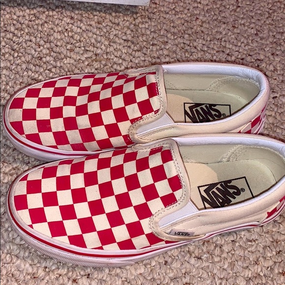 RED CHECKERED VANS - Picture 4 of 5